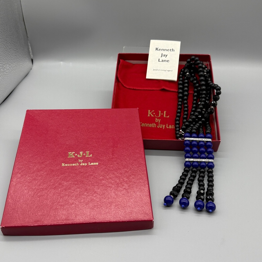 Kenneth Jay Lane Vintage Art Deco Necklace (KJL)